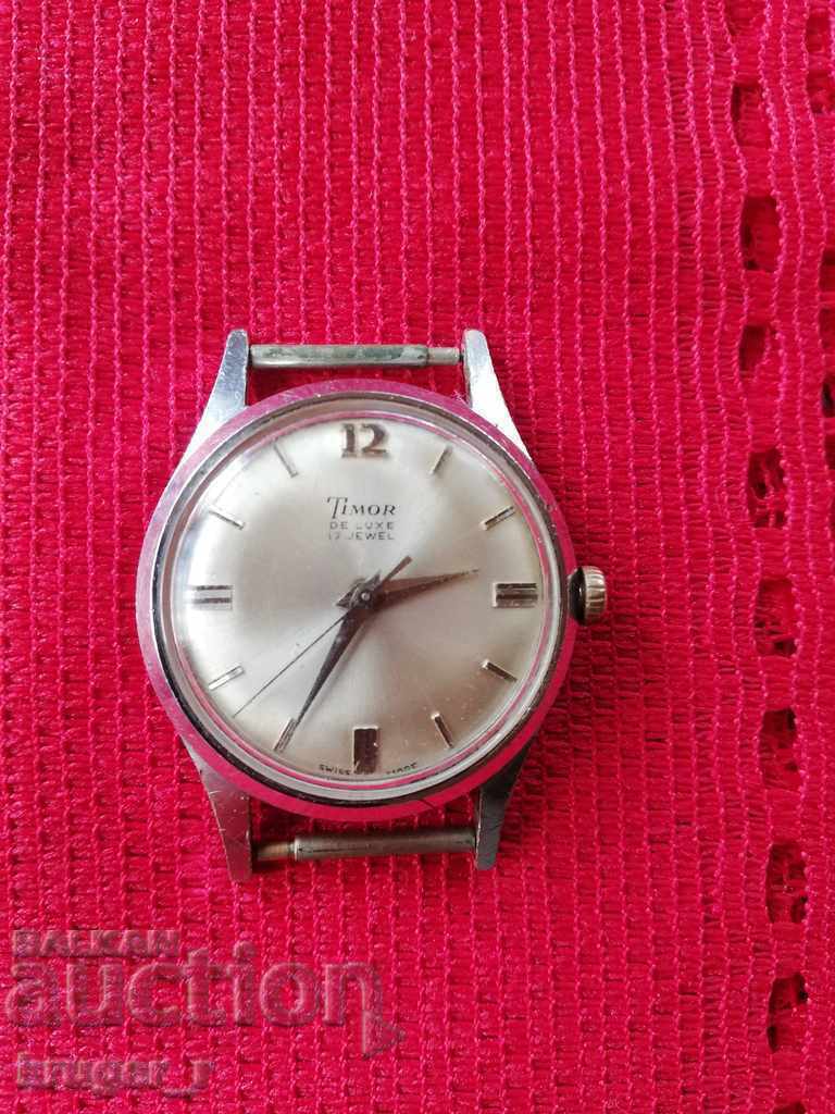 Swiss Watch TIMOR DE LUXE 17 JEVELS with price 65.00 BGN | € 33.23 Swiss Watch TIMOR DE LUXE 17 JEVELS with price 65.00 BGN | € 33.23