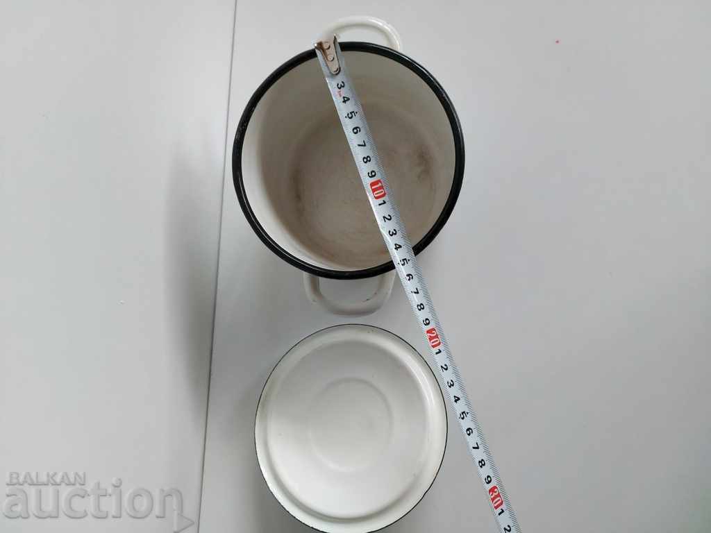 SOC ENAMELED POT - 6 SOC ENAMELED POT - 6