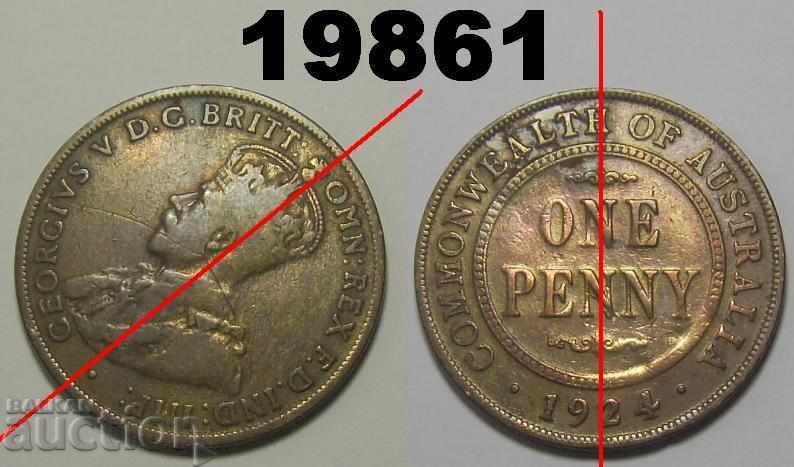 Error! Australia 1 penny 1924