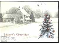 Greetings card for the season and New Year from the USA