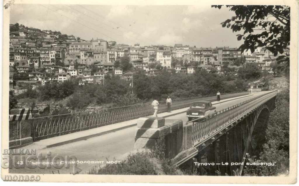 Old postcard - Tarnovo, Stambolov Bridge