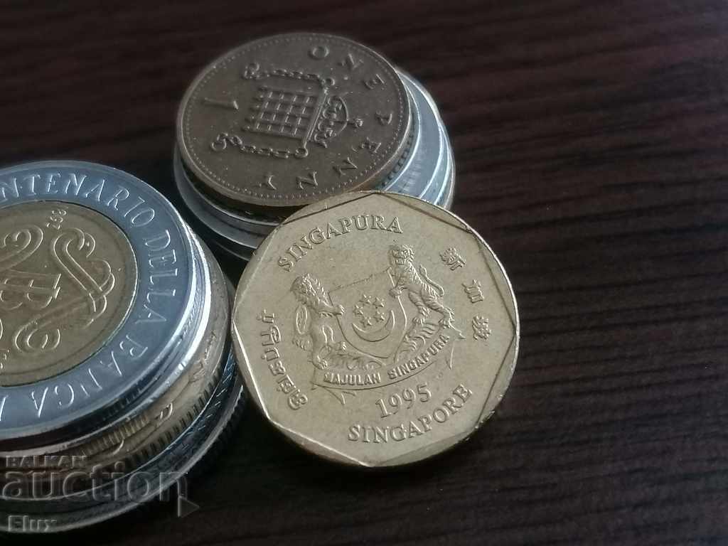 Coin - Singapore - 1 dollar 1995 with price 3.00 BGN | € 1.53 Coin - Singapore - 1 dollar 1995 with price 3.00 BGN | € 1.53