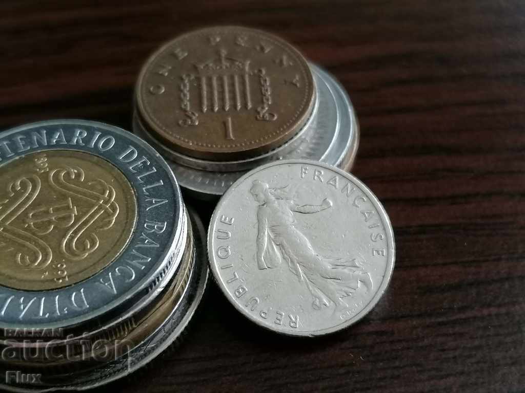 Coin - France - 1/2 (half) franc 1965 with price 0.70 BGN | € 0.36 Coin - France - 1/2 (half) franc 1965 with price 0.70 BGN | € 0.36