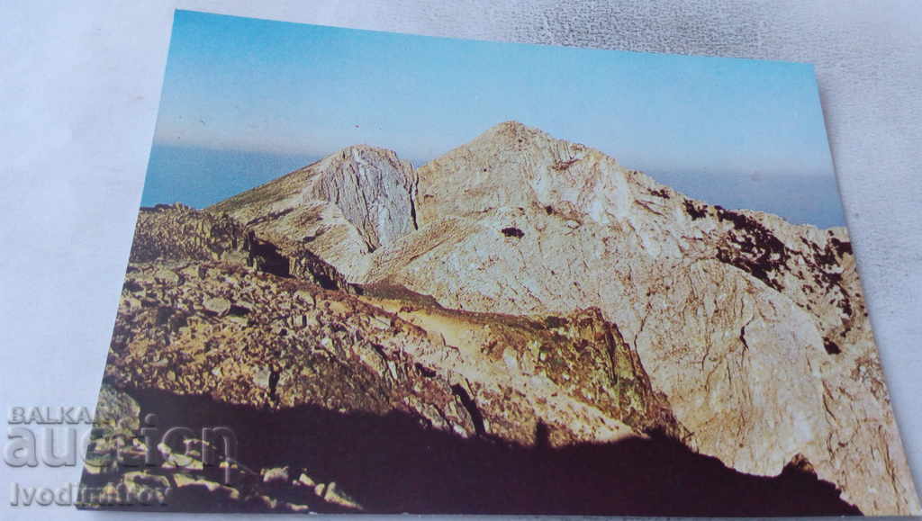 Carte poștală Vârful Pirin Sinanitsa 1984
