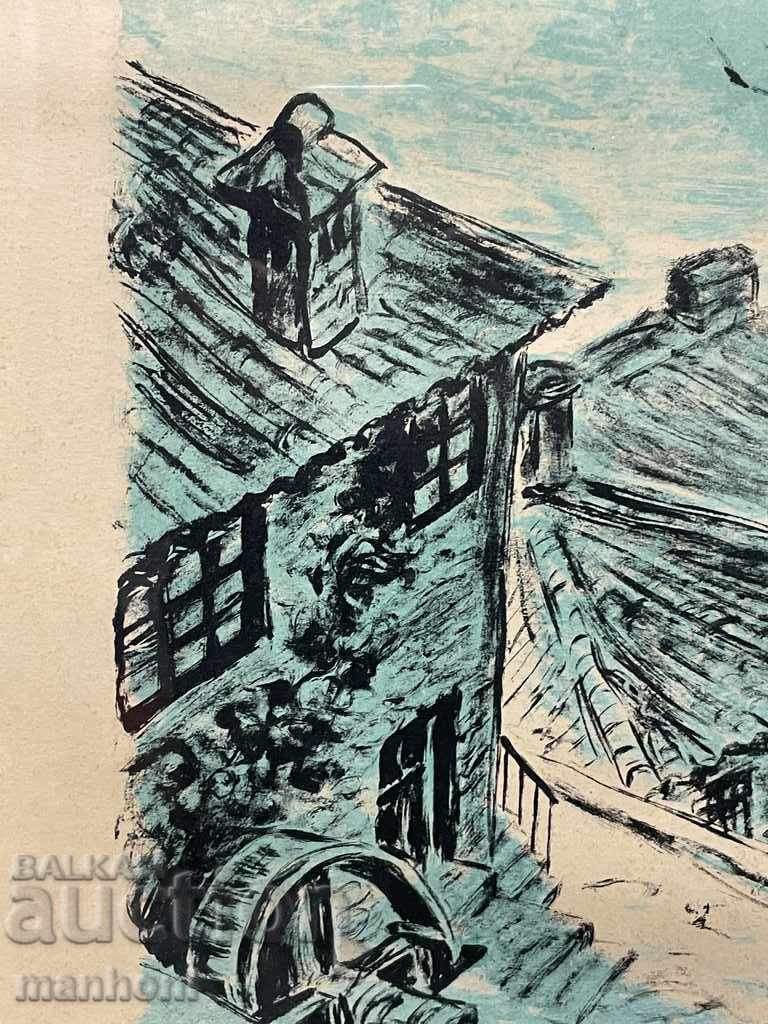 1549 Lyuba Palikarova Balchik Palace lithograph 11/20 signature with price 320.00 BGN | € 163.61 1549 Lyuba Palikarova Balchik Palace lithograph 11/20 signature with price 320.00 BGN | € 163.61