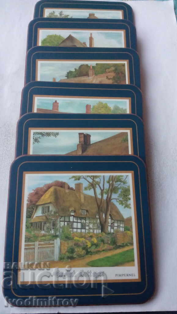 Beer coasters 6 pieces Made in England with price 12.35 BGN | € 6.31 Beer coasters 6 pieces Made in England with price 12.35 BGN | € 6.31