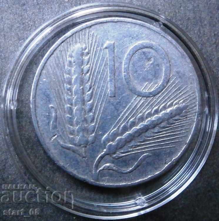 Italy 10 pounds 1951
