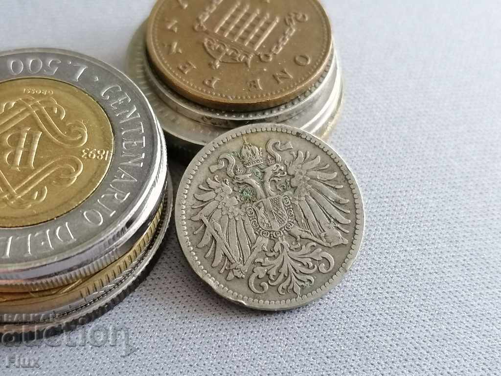 Monedă - Austria-Ungaria - 10 hellers | 1895 cu preț 7.50 BGN | € 3.83 Monedă - Austria-Ungaria - 10 hellers | 1895 cu preț 7.50 BGN | € 3.83