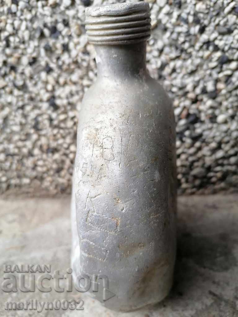 Aluminum jug from the early social military art - 7 Aluminum jug from the early social military art - 7