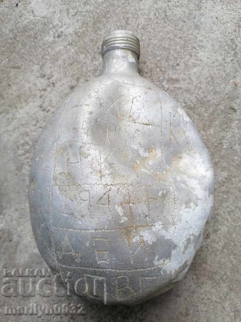 Aluminum jug from the early social military art