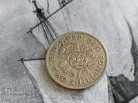 Moneda - Marea Britanie - 2 Shillings | 1950