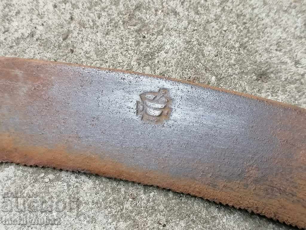 Delivery of An old sickle with a seal, a knife, a blade, a wrought iron Delivery of An old sickle with a seal, a knife, a blade, a wrought iron