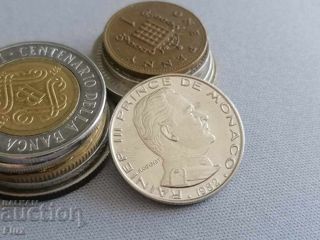 Coin - Monaco - 1 franc 1982 with price 10.00 BGN | € 5.11 Coin - Monaco - 1 franc 1982 with price 10.00 BGN | € 5.11