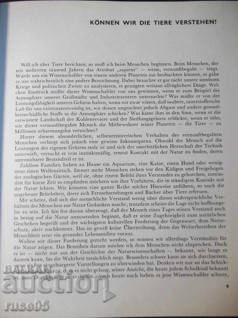 Delivery of The book "Sind Tiere Anders? - Z.VESELOVSKÝ" - 208 pages. Delivery of The book "Sind Tiere Anders? - Z.VESELOVSKÝ" - 208 pages.