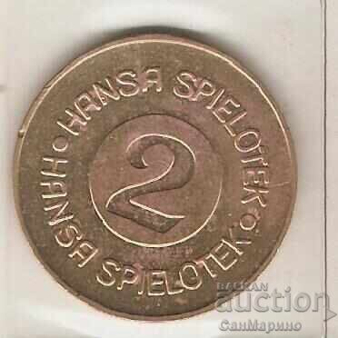 Electronic Games Token - 2 - Game Type 2 Hansa with price 1.50 BGN | € 0.77 Electronic Games Token - 2 - Game Type 2 Hansa with price 1.50 BGN | € 0.77