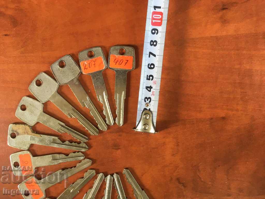 Delivery of KEY KEYS LARGE AND DIFFERENT - 13 PCS