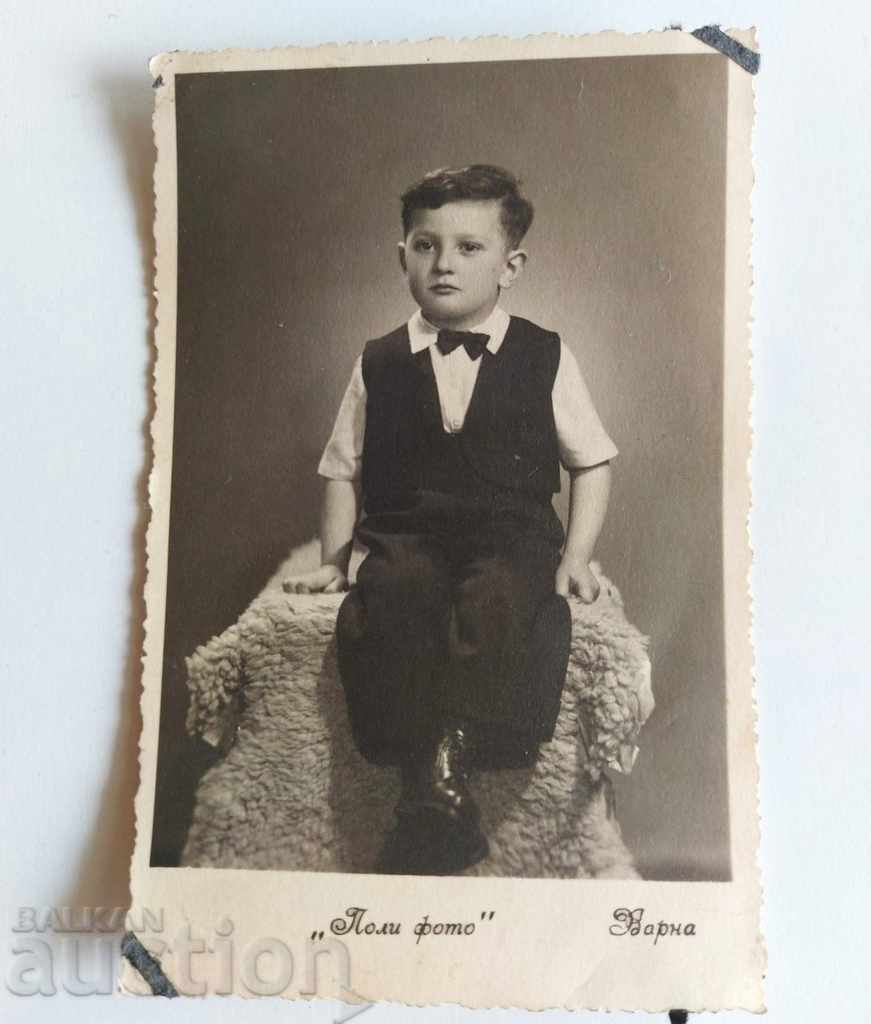 1949 OLD CHILDREN'S PHOTO PHOTO CHILD BOY