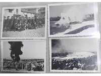 Παλιά φωτογραφία Πυροσβέστες της Σόφιας πυροβολούν τη δεκαετία του 1940 4 φωτογραφίες