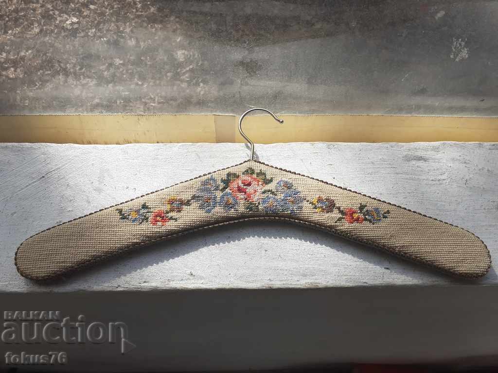 Auction Unique old antique hangers knitted woven fabrics Auction Unique old antique hangers knitted woven fabrics