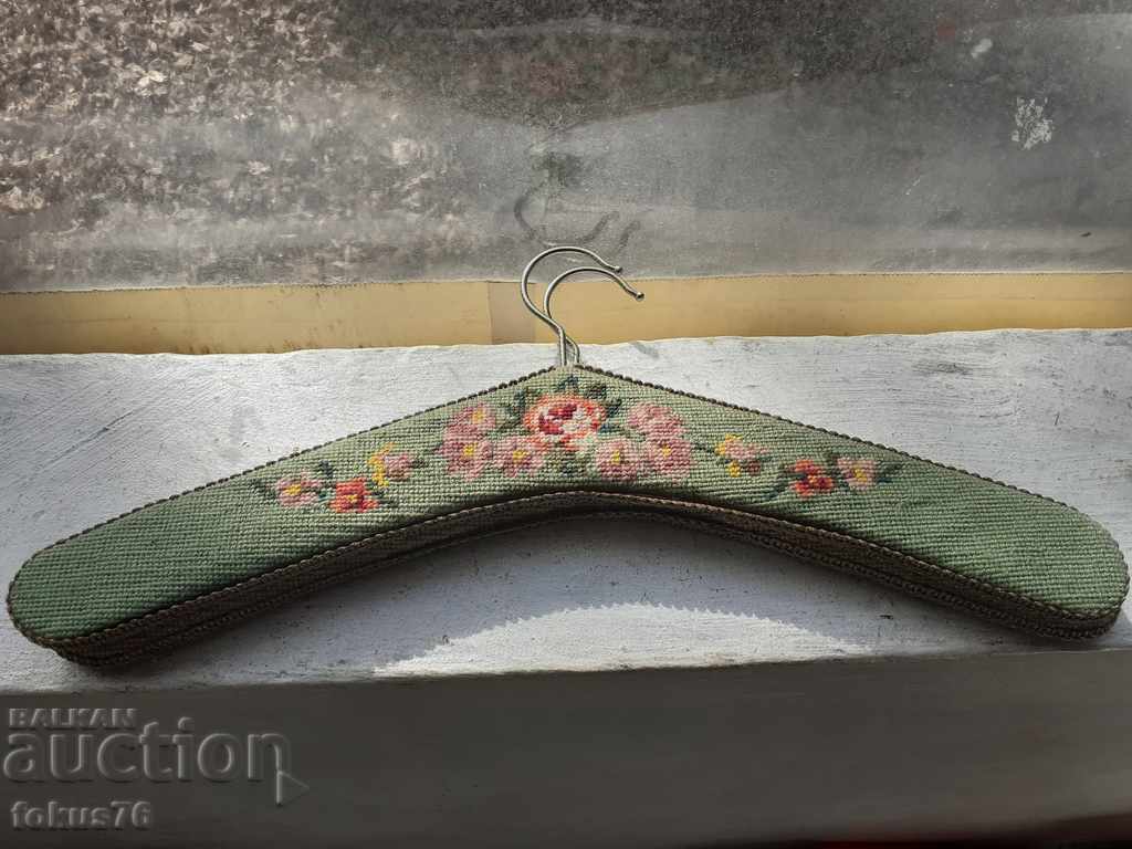 Delivery of Unique old antique hangers knitted woven fabrics Delivery of Unique old antique hangers knitted woven fabrics