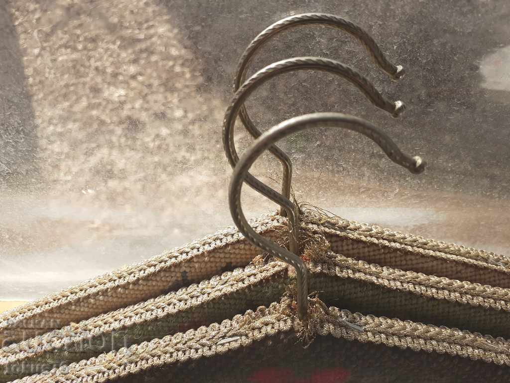 Unique old antique hangers knitted woven fabrics - 7 Unique old antique hangers knitted woven fabrics - 7