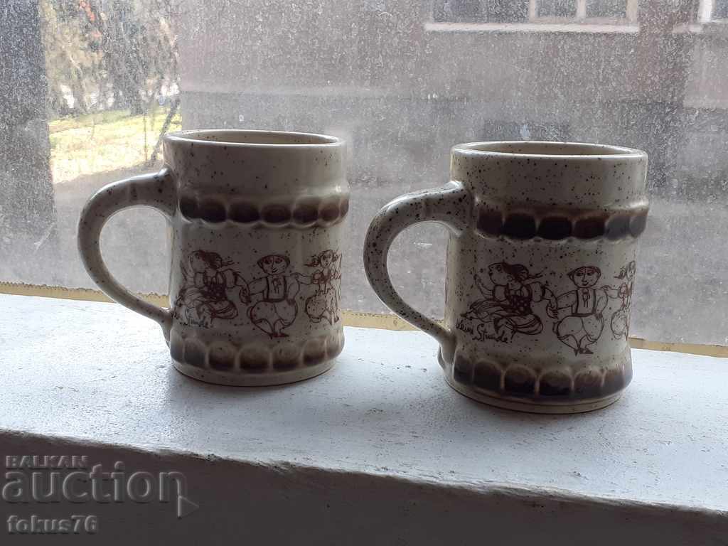 Two glasses of Rozenthal mugs - Germany - 6 Two glasses of Rozenthal mugs - Germany - 6