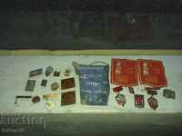 Collectible lot badges and flags