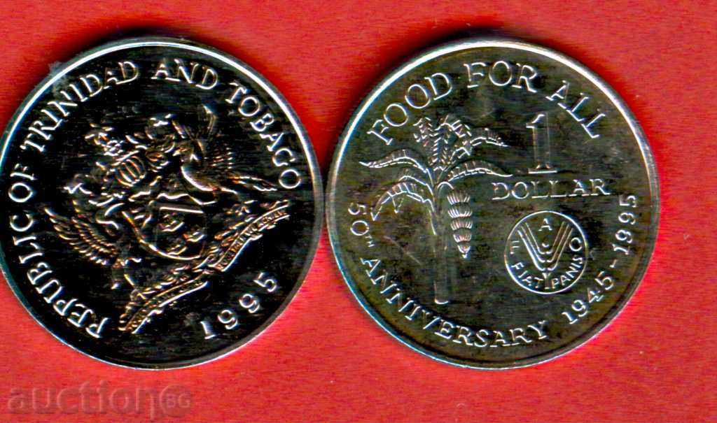 TRINIDAD AND TOBAGO TRINIDAD 1 $ FAO issue issue 1995 NEW UNC