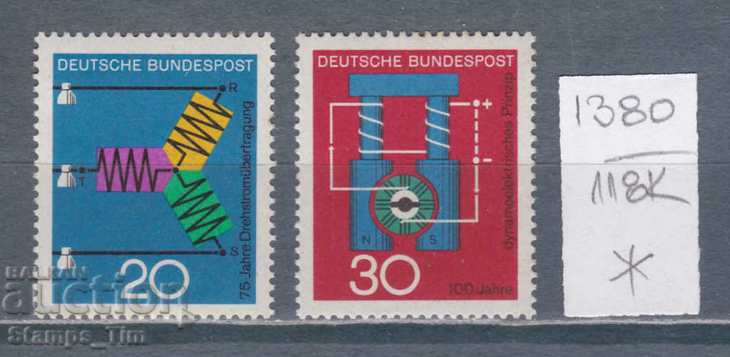 118К1380 / Germania ФФР 1966 Tehnologie și știință (* / **)