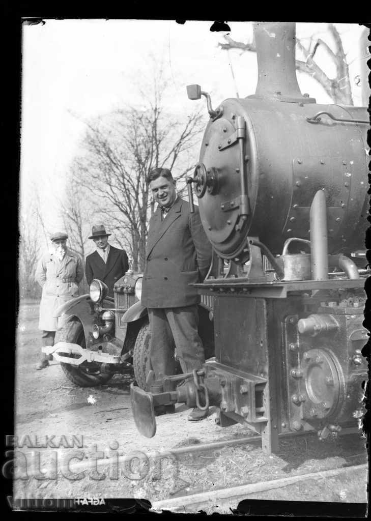 Auction 3 glass negative train old car locomotive narrow gauge Auction 3 glass negative train old car locomotive narrow gauge