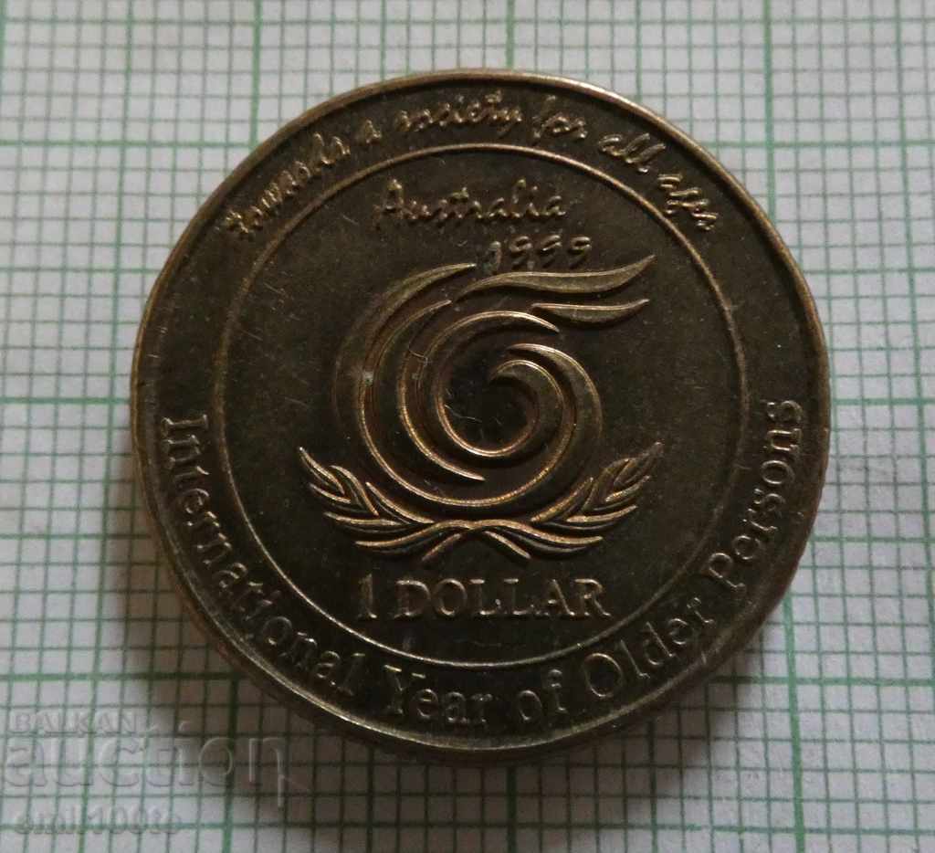 1 долар 1999 г. Австралия