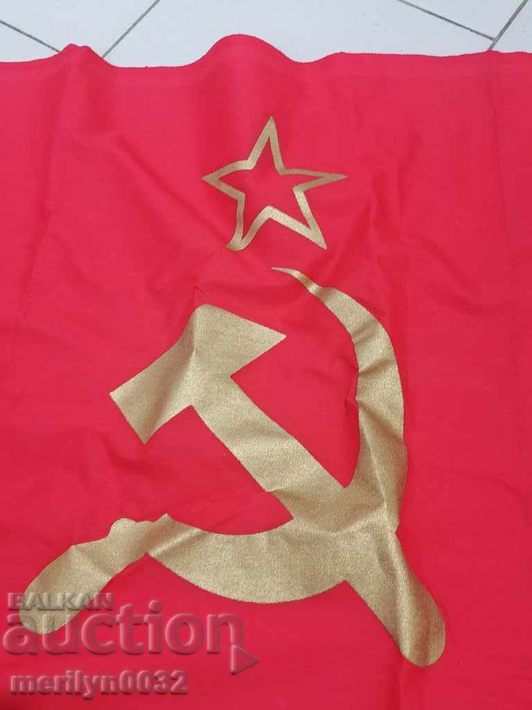 Auction Flag of the first proletarian state USSR flag sickle and hammer Auction Flag of the first proletarian state USSR flag sickle and hammer