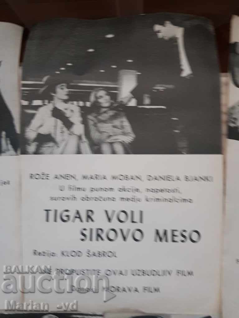 Delivery of Three old movie promotional brochures for Serbian films Delivery of Three old movie promotional brochures for Serbian films