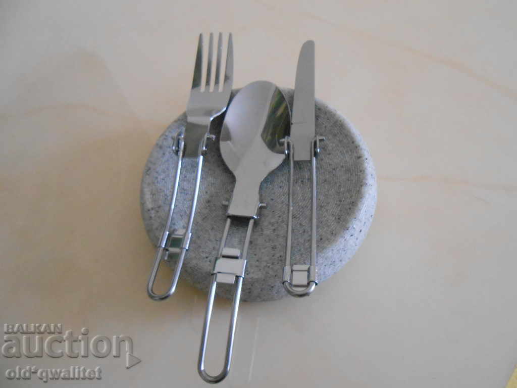 SET of 3 utensils, survivor, survival kit - 6 SET of 3 utensils, survivor, survival kit - 6