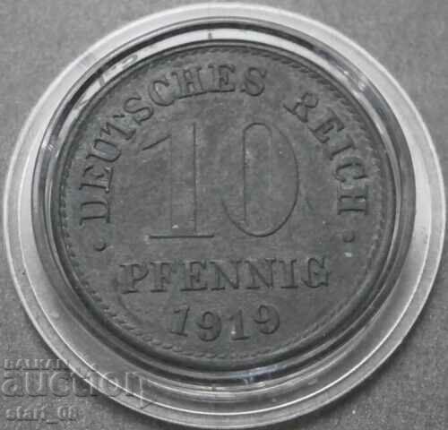 Γερμανία 10 pfennig 1919