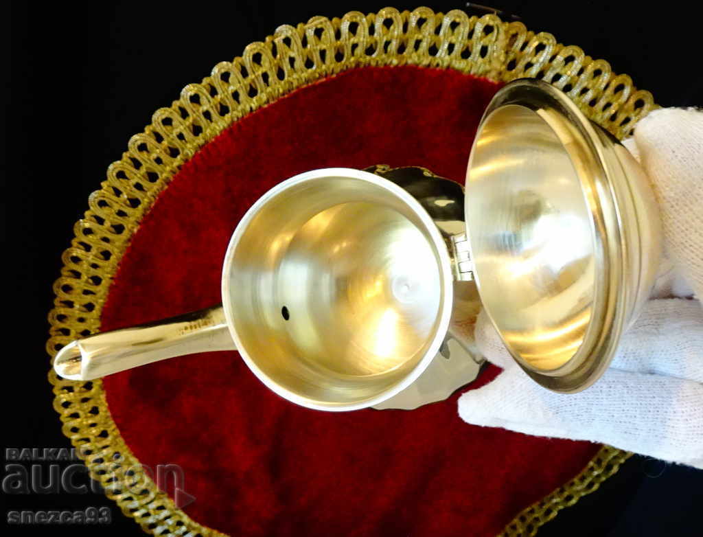 Bronze jug for rakia, teapot, relief - 5 Bronze jug for rakia, teapot, relief - 5