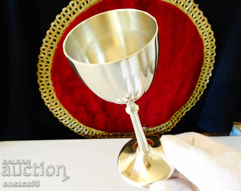 Relief bronze goblet, wine glass - 5 Relief bronze goblet, wine glass - 5