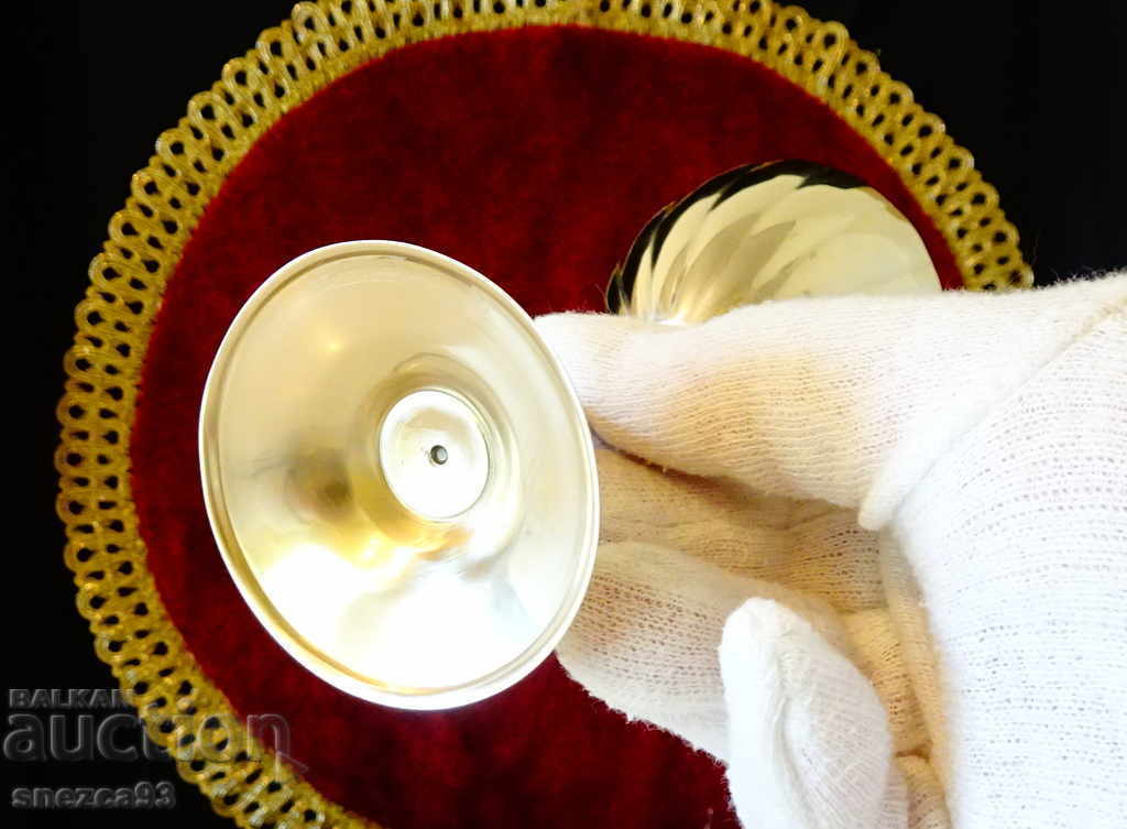 Relief bronze goblet, wine glass - 7 Relief bronze goblet, wine glass - 7