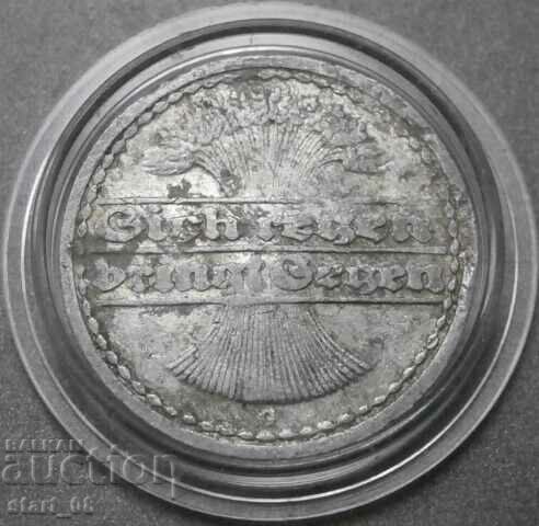 Germany 50 pfennigs, 1922