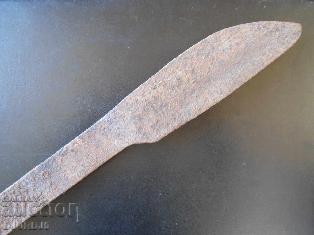 Machete type old wrought iron