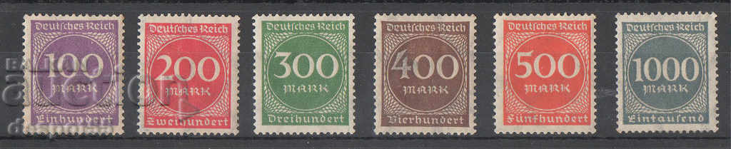 1923. Γερμανία. Νέο κανονικό τεύχος.