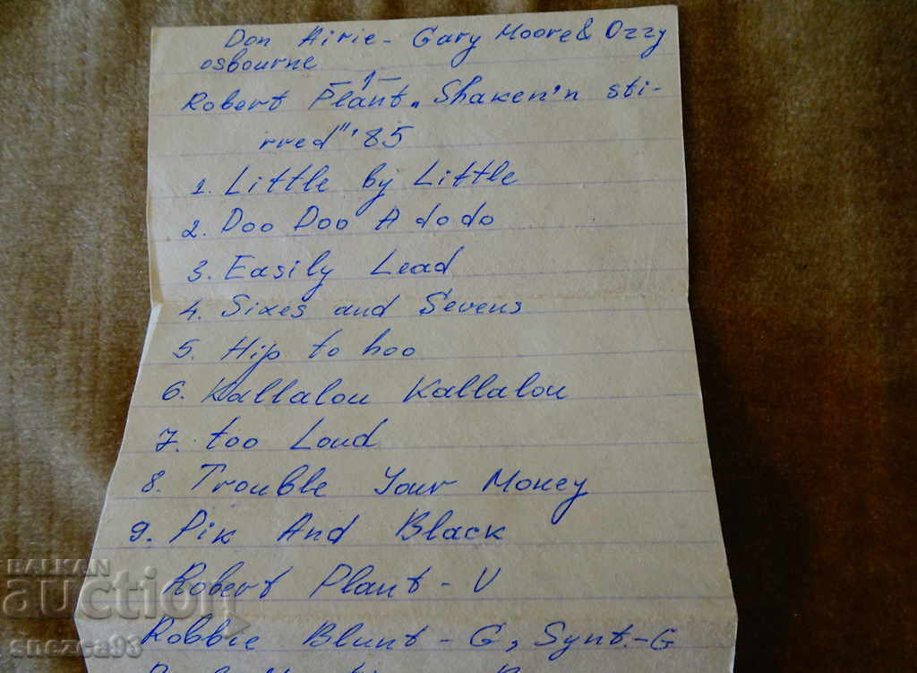 Δημοπρασία Κασέτα ήχου BASF με ροκ μουσική. Δημοπρασία Κασέτα ήχου BASF με ροκ μουσική.