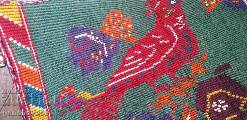 19th century. Bulgarian kavor hand embroidery/tapestry with price 40.00 BGN | € 20.45 19th century. Bulgarian kavor hand embroidery/tapestry with price 40.00 BGN | € 20.45