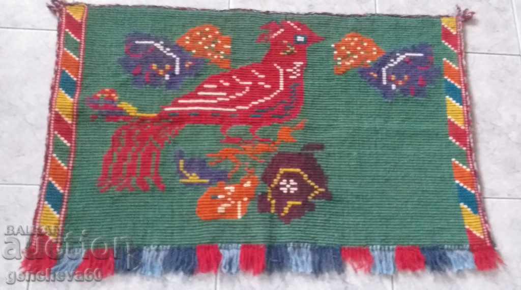 19th century. Bulgarian kavor hand embroidery/tapestry 19th century. Bulgarian kavor hand embroidery/tapestry