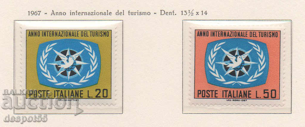 1967. Italy. International Year of Tourism.