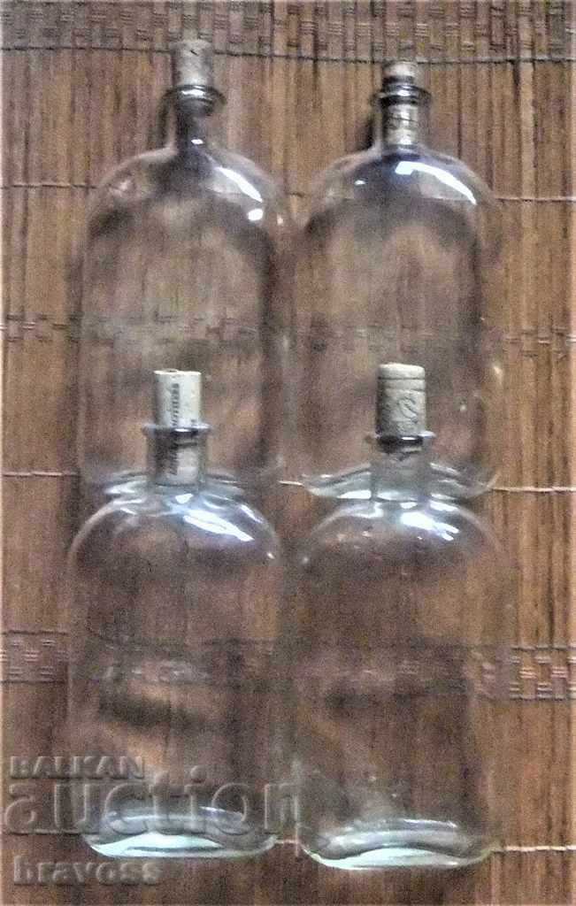 LOT - Flat bottles - 4 pcs.
