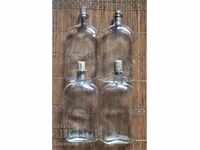 LOT - Flat bottles - 4 pcs.