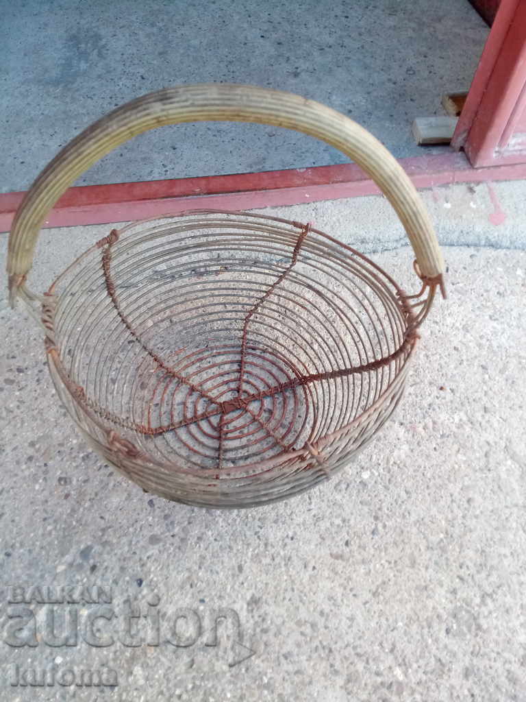 Old shopping basket