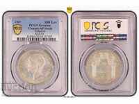 100 BGN 1937 - PCGS - Cleaned AU Detail