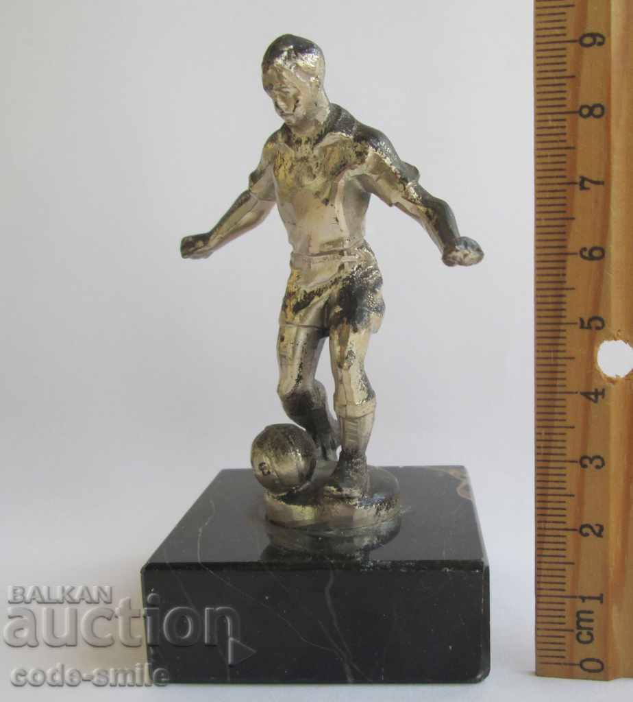Livrarea Veche statuetă de fotbal statuetă jucător de fotbal
